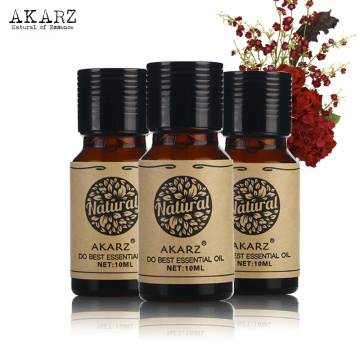 Peony Vanilla almond essential oil sets AKARZ Famous brand For Aromatherapy Massage Spa Bath skin face care 10ml*3