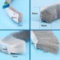 5Meters Self Adhesive Seal Strip Door Draught Excluder Window Pile Seal Film Door Brush Swal glass bathroom home Weather Strip