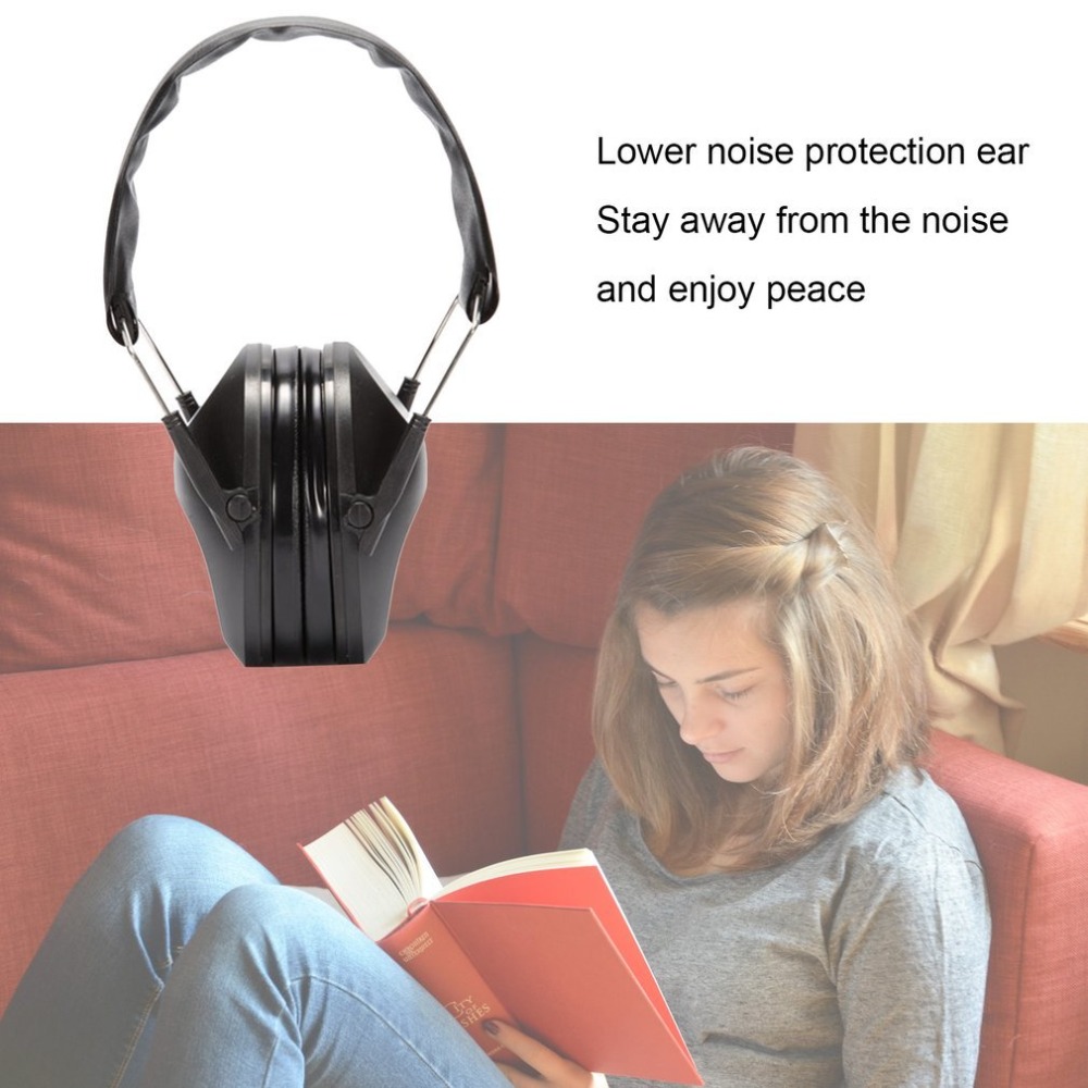Adjustable Foldable Anti-Noise Headphone Sound Amplification Hearing Protection Headset Hearing Protector Outdoor Sport