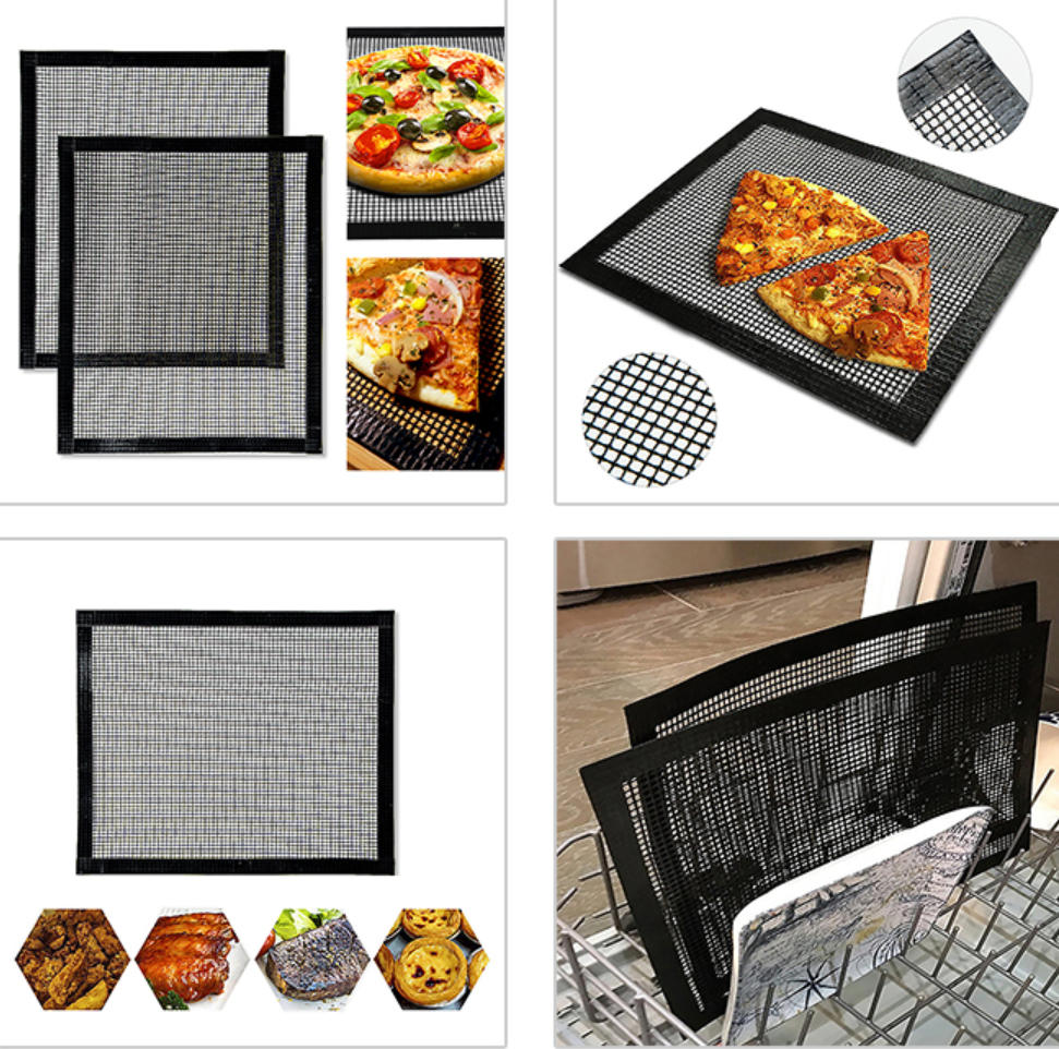 Fireproof Charcoal Ptfe Non-stick Bbq Grill Mat