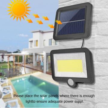 Outdoor Solar Lights 120/100 Leds Motion Sensor Commercial led Wall Light Lamp For Pathway Home Walk Way Garden Waterproof 3 mod