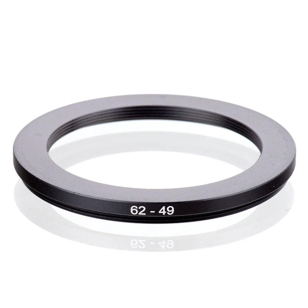 RISE(UK) 62mm-49mm 62-49mm 62 to 49 Step down Ring Filter Adapter black