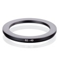 RISE(UK) 62mm-49mm 62-49mm 62 to 49 Step down Ring Filter Adapter black