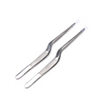 1PC Dental Oral Stainless Steel Curved Tweezer Ear Nose Clip Health Care Makeup Cosmetic Tools Medical Use