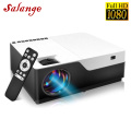 Salange Full HD Projector Native 1080P Projector 300" LED Projector Game Movie Home Theater Support AC3 Compatible With TV BOX