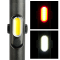 LED USB Rechargeable Bicycle Light Warning Light Bike Lights Tail Light COB Highlight Cycling Light Night Riding Helmet Light