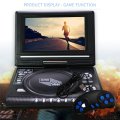7.8 Inch TV Home Car DVD Player Portable DVD Player EVD Player Multifunctional DVD Player Multi-angle viewing and zooming games