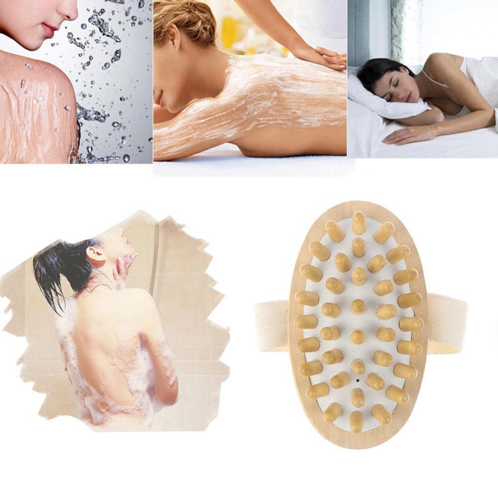 Bath Brush Hemu Soft Bead Bristles Bath Brush Round Beads Hemu Oil Essential Brush Head Massage Handleless Bathing With Bac N3L3