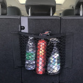 Car Velcro Double-Layer Net Pocket Trunk Storage Bag Auto Built-In Bag Car Fire Extinguisher Fixed Tidying Car Interior