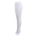 White Tender Solid Color Velvet Pantyhose For Women