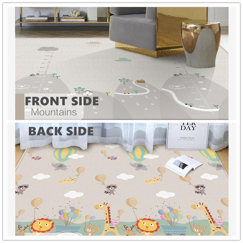 200x180 Baby Play Mat Large Eco-Friendly Foldable Crawling Playmat Soft Carpet Mats Baby Toys For Children Mat Kid Rug
