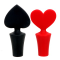 Cute Silicone Poker Shaped Wine Stoppers Leak Free Wine Beer Bottle Cork Stopper Plug Wine Bottle Sealer Cap Bar Tools For Beer