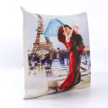 Partial Drill Eiffel Tower Lover Kiss Diamond Painting Art Mosaic Cross Stitch Landscape Cushion Cover Pillow Case Decor Gift