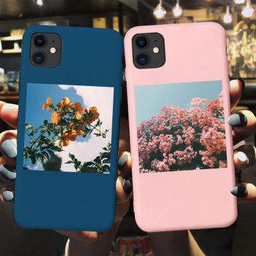 Summer fresh flower Tpu case for iphone SE2020 6 6s 7 8 plus x 12 silicone phone cover for iphone XR XS 11 pro MAX flowers photo