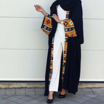 Kaftan Abaya Robe Dubai Hijab Cardigan Muslim Dress Qatar UAE Oman Caftan Marocain Abayas For Women Turkish Islamic Clothing