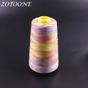 ZOTOONE Rainbow Color Sewing Thread Hand Quilting Embroidery Sewing Threads Hand Stitching Polyester Threads DIY Sewing Tool E