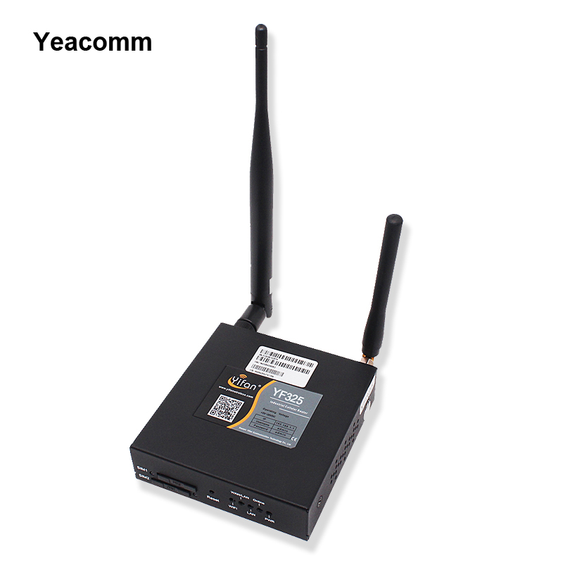 YF325 Industrial 4G LTE VPN Router with sim card slot and din Rail Mounting for M2M solutions