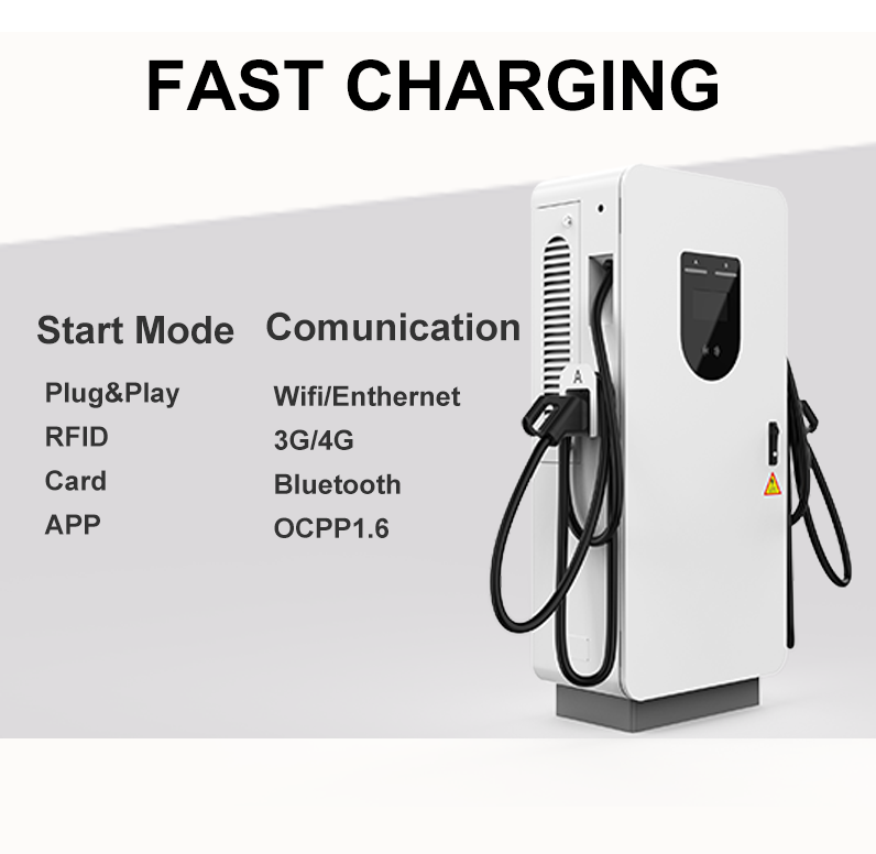 60 80KW Ground-mounted Type DC Charger Column Type