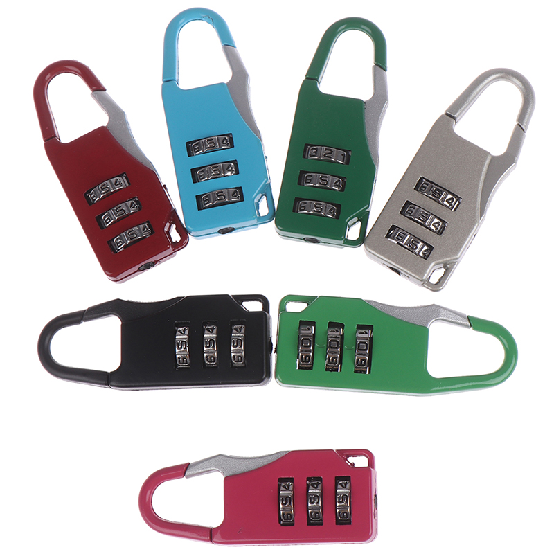 1Pc Password Lock Password Combination Padlock Security Travel Safe Lock Zinc Alloy Suitcase Luggage Locker Bicycle Locks