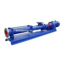 Single screw pump machine no block screw sewage pump