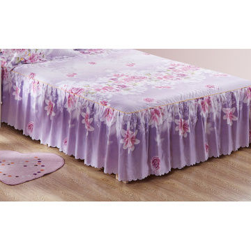 1 Piece Bed skirt bed sheets King Queen Twin size Flowers bed sheet bedding Lace mattress cover Bedspread