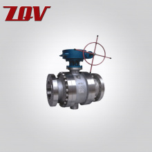 3PC Casting Trunnion mounted ball valve