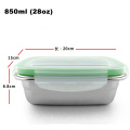 Goldbaking Stainless Steel Lunch Containers Food Preservation Leak Proof Food Storage Container Bento Box