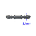 1000pcs Garden Water Connector 1/4'' 1/8'' Elbow End Plug Straight Barb 6mm For Garden Hose Irrigation Connector