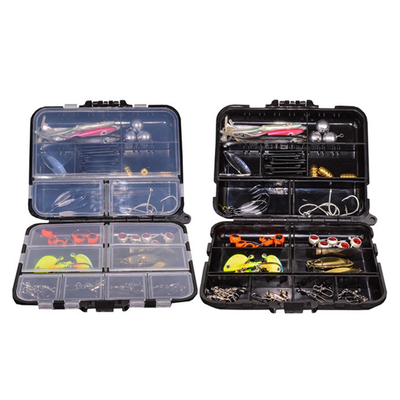 Large Capacity Fishing Gear Accessories Waterproof Sub-Box Fishing Hook Supplies Tool Storage Box Fishing Tackle Box