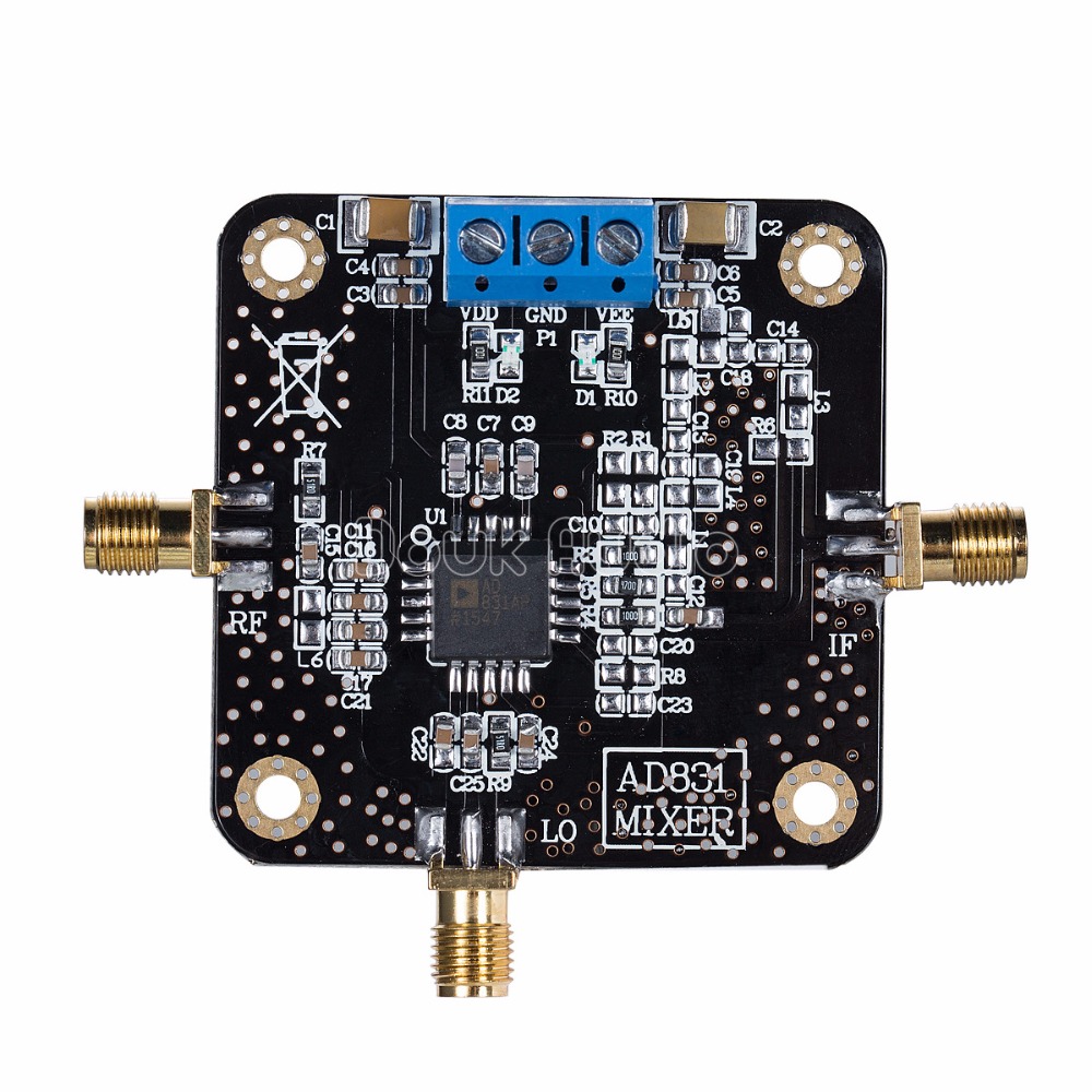 AD831 High Frequency RF/IF Mixer Inverter Module 500MHz Bandwidth Double Balance