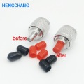 100pcs/lot rubber Covers 6mm Dust Cap for SMA Connector RF SMA Protection cover