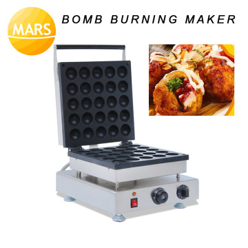 MARS 25pcs Bomb Burning Waffle Maker Machine commercial industrial Big grill fish waffle, ball waffle maker