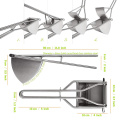 Potato Ricers, Stainless Steel Potato Ricer, Commercial Potato Masher Heavy Duty Large, Good for Potato, Tomato and More