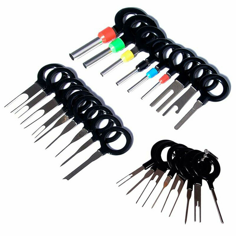 57/70pcs Needle Remover Plug Terminal Removal Electrical Wiring Crimp Connector Pin Needle Pick-up Wire Harness Wire Puller Hand
