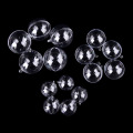 15pcs Clear Plastic Transparent Fillable Ball Ornament Christmas DIY Bathing Tool Accessories Crafting Mold
