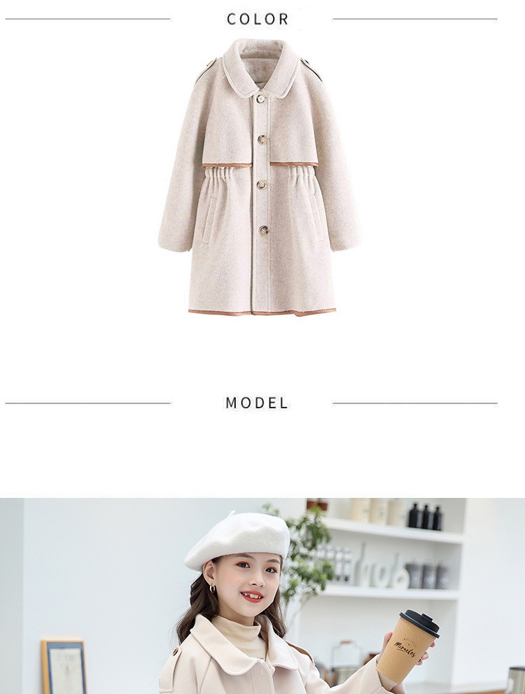Girls Peacoat
