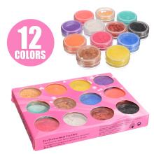 12 Colors/set Mica Pigment Powder Mica Powder Epoxy Resin Dye Pearl Pigment for Soap Making Cosmetics Resin Makeup