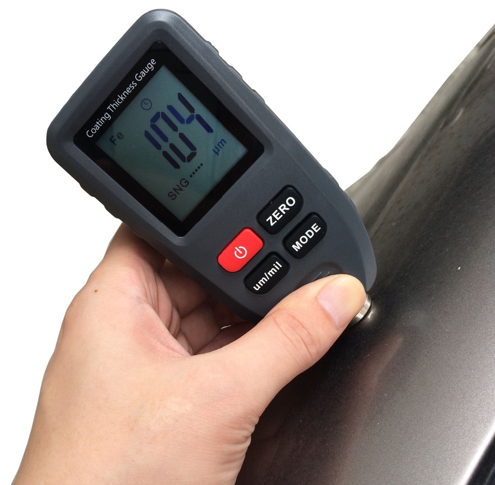 New Professional Digital Thickness Gauge Coating Meter Car Thickness Meter CT100 F &N Width Measuring Instruments Guage Meter