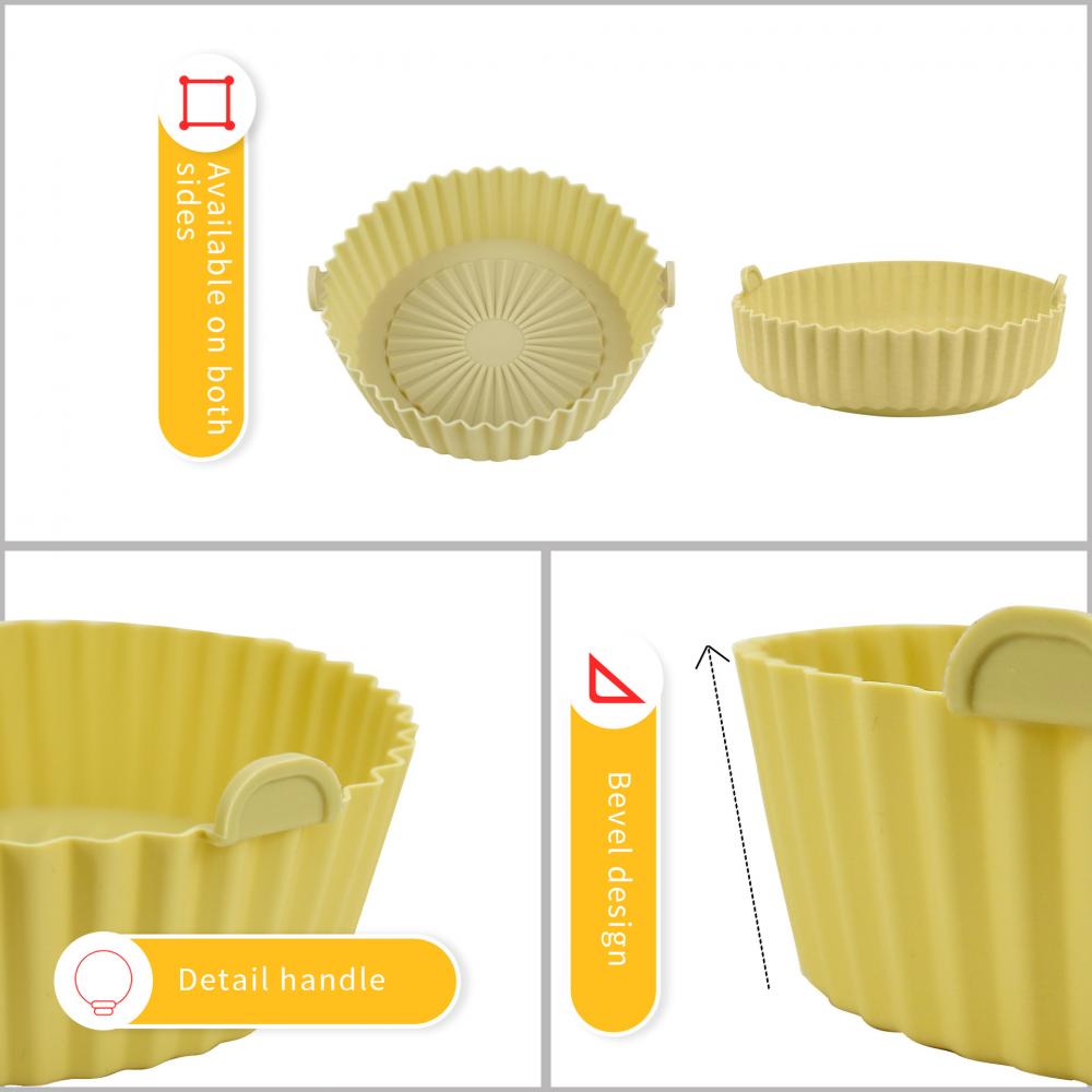 silicone air fryer liner accessories silicon pot