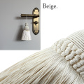 1Pc Home Decor Hanging Rope Silk Tassel Fringe Tassel Trim Garment Decoration Key Tassels for DIY Embellish Curtain Accessories