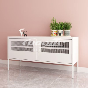 Industrial Steel TV Cabinet