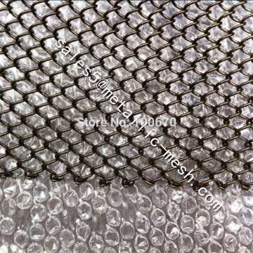 aluminum alloys metallic wire mesh curtain for decortaive and partition