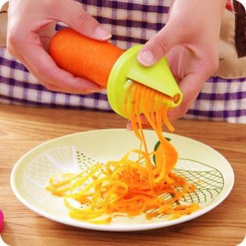 Funnel Model Spiral Slicer Vegetable Shred Carrot Radish Cutter Shredded Device screw grater wheel sharpener Cookware Parts