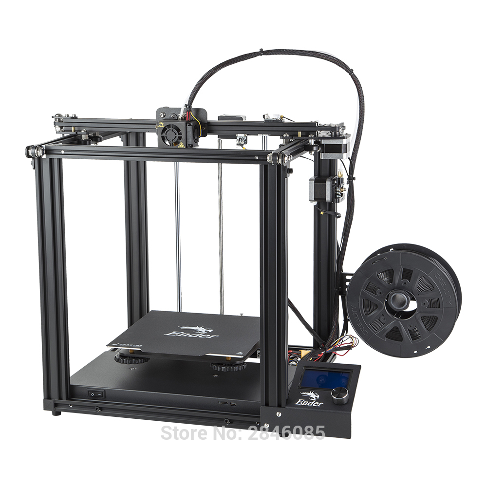 CREALITY 3D Printer Ender-5 Dual Y-axis Motors Magnetic Build Plate Power off Resume Printing Masks Enclosed Structure