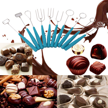 10PCS/Lot Home Party Chocolate Dipping Forks Decoration DIY Party Decor Party Fondue Fountain Cake Cupcake Sugar Ornaments