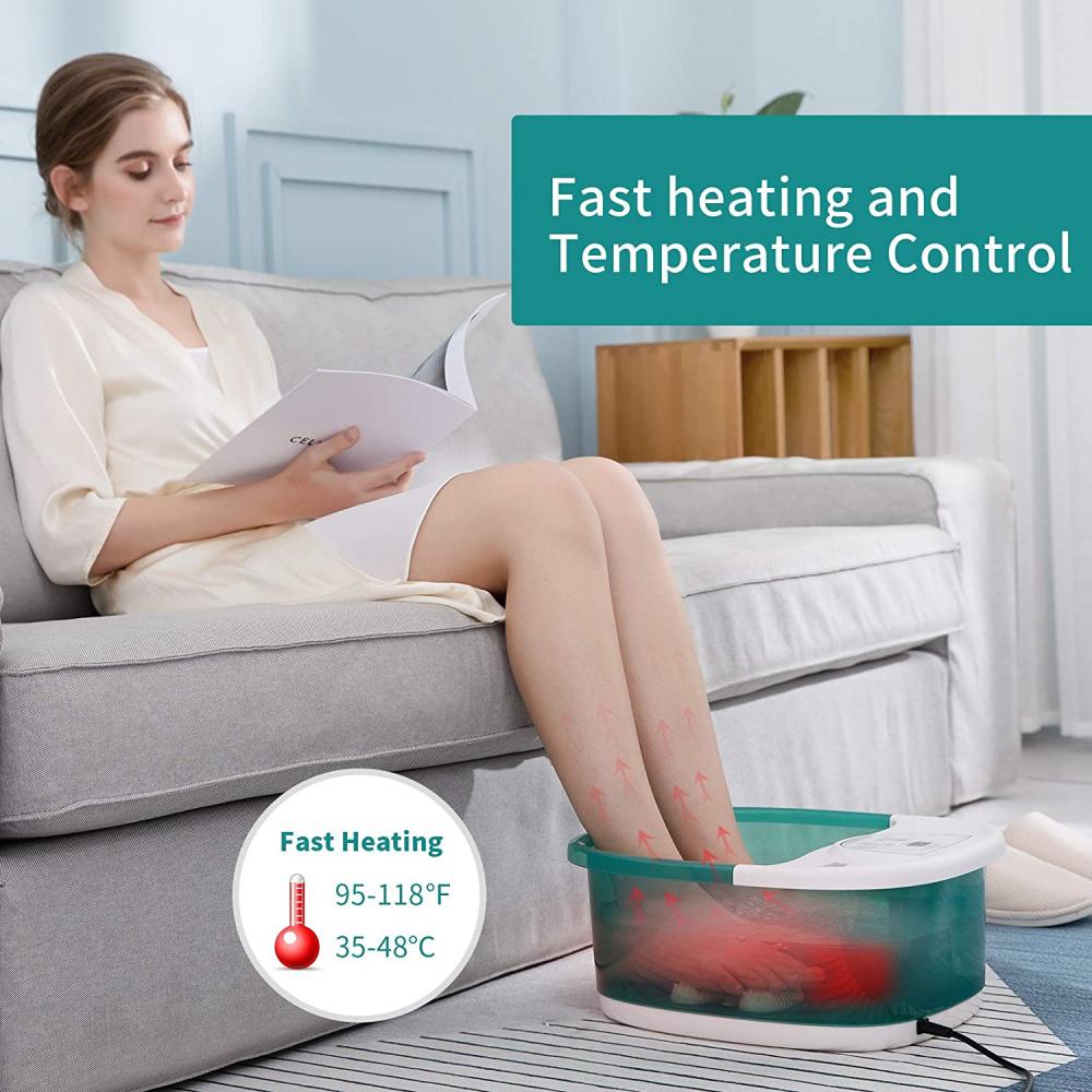 foot bath massager with bubble vibration
