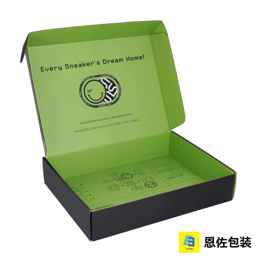 Stylish Flip-Top Cardboard Box in Vibrant Colors