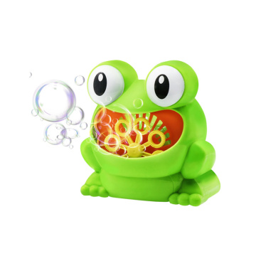 Frog Bubble Machine Automatic Bubble Blowing Children's Electric Toys Outdoor Party Wedding Bubble Blowing Bath Classic Toys