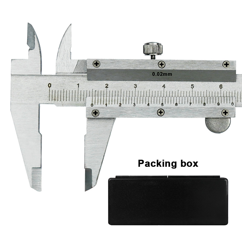 CMCP Vernier Caliper 0-100mm Accurate 0.02mm Metal Calipers Gauge Micrometer Measuring Tools