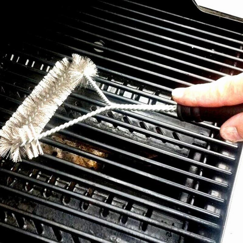 Kitchen Accessories BBQ Grill Barbecue Kit Powerful Cleaning Brush Stainless Steel Cooking Tools Gadgets Accessories Brushes